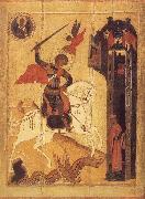 unknow artist The Miracle of Saint George Sltying the Dragon oil on canvas